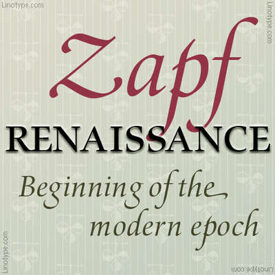 Zapf on 90  Zapf Renaissance